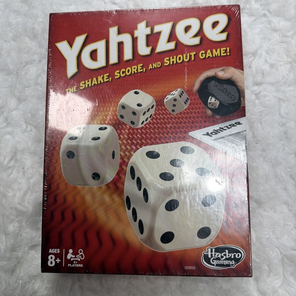 Hasbro Gaming Yahtzeeโ Classic Dice Game Family Fun for Kid Adults Sealed New!